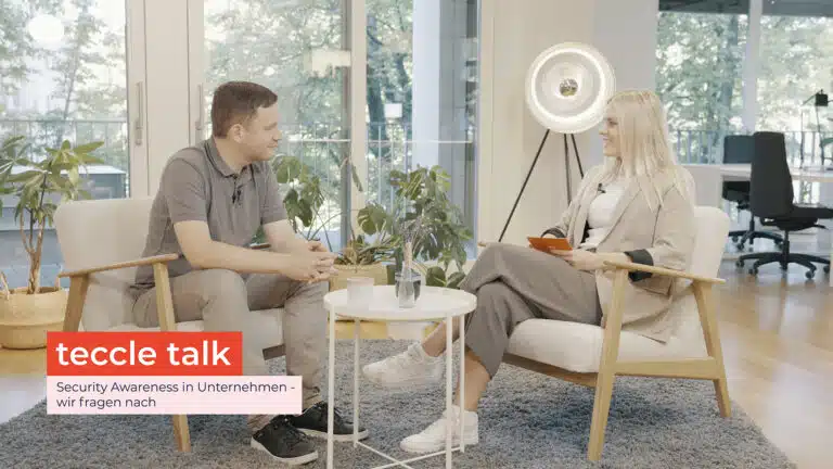 teccle talk #3 Teil 1 – über die Security Awareness in Unternehmen