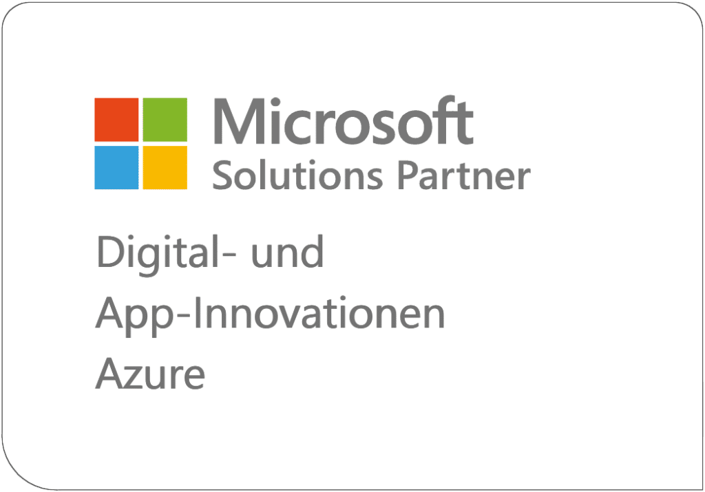 Microsoft Solutions Partner - Digital- und App-Innovationen Azure