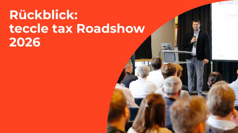 teccle tax Roadshow Rückblick